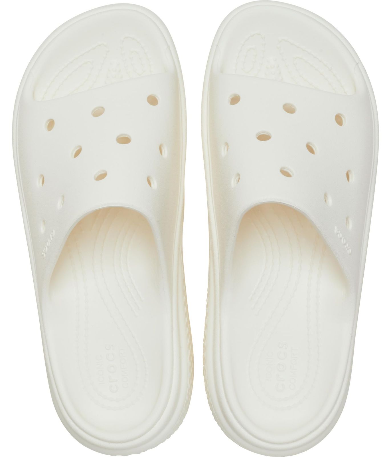 Crocs (クロックス) ストンプスライド。, チョーク, 11 Women/9 Men