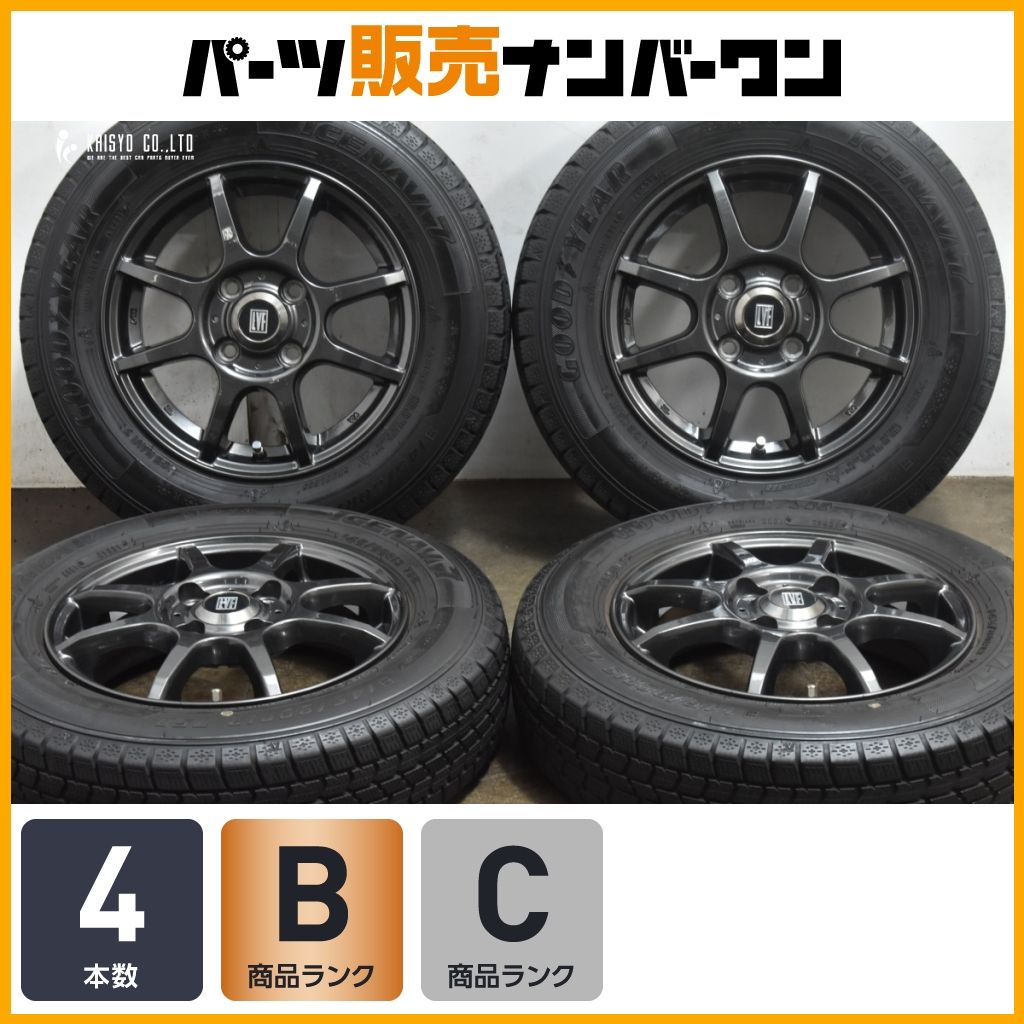 軽自動車サイズ】LVF 13in 4.00B +42 PCD100 グッドイヤー