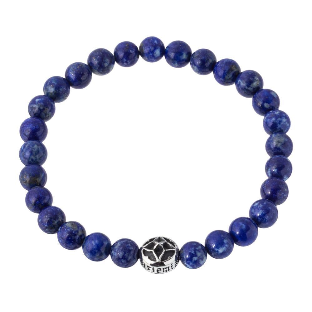 トレサリー天然ラピス数珠ブレス アルテミスクラシック シルバー ジュエリーブランド