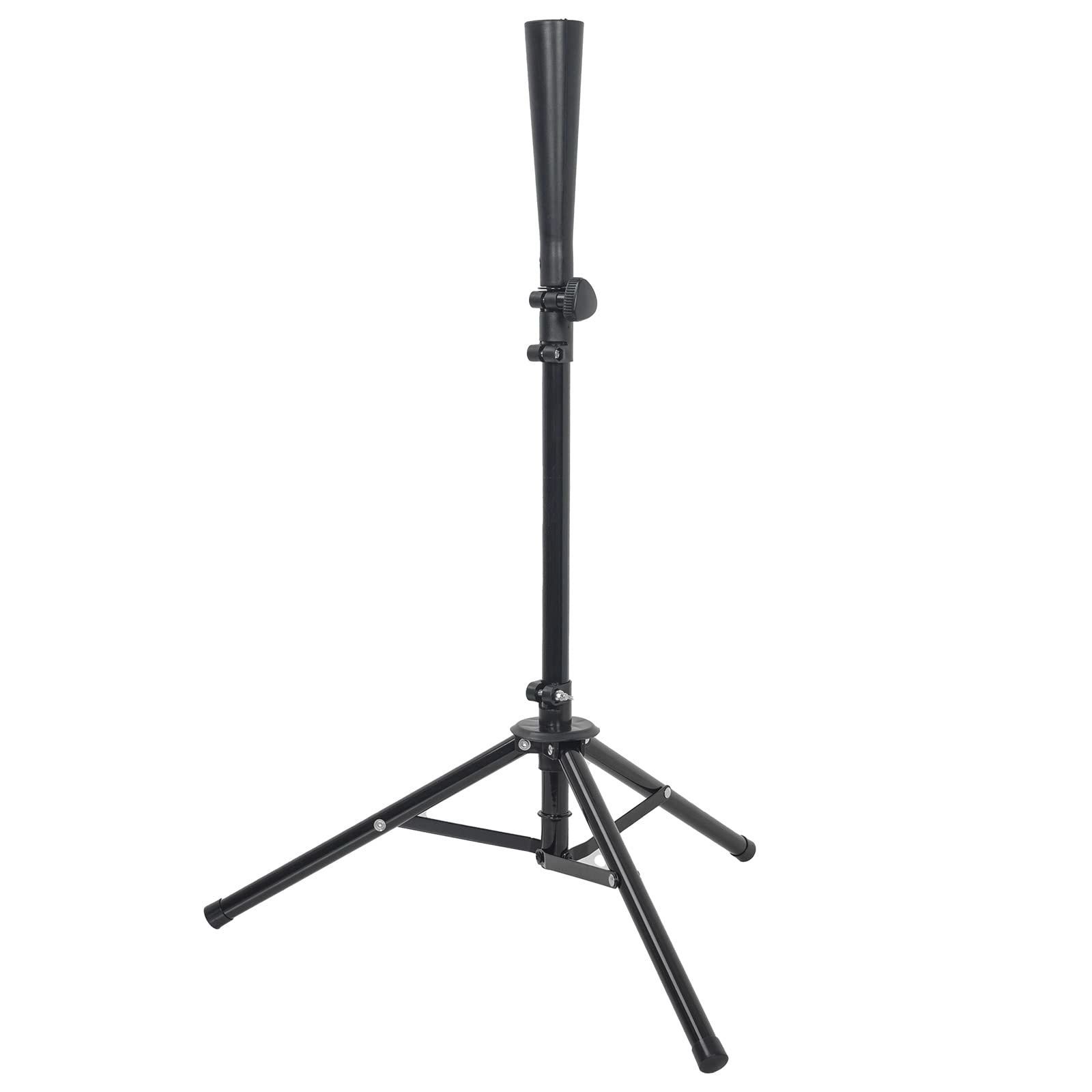 【大安売り】AKOZLIN 野球 バッティングティー 練習スタンド 折り畳み 79～118cm 高さ調節可能 置きティー バッティング ティースタンド 持ち運び便利 硬式/軟式球/ソフトボール 兼用 練習 レジャー ファミリースポーツ ブラック