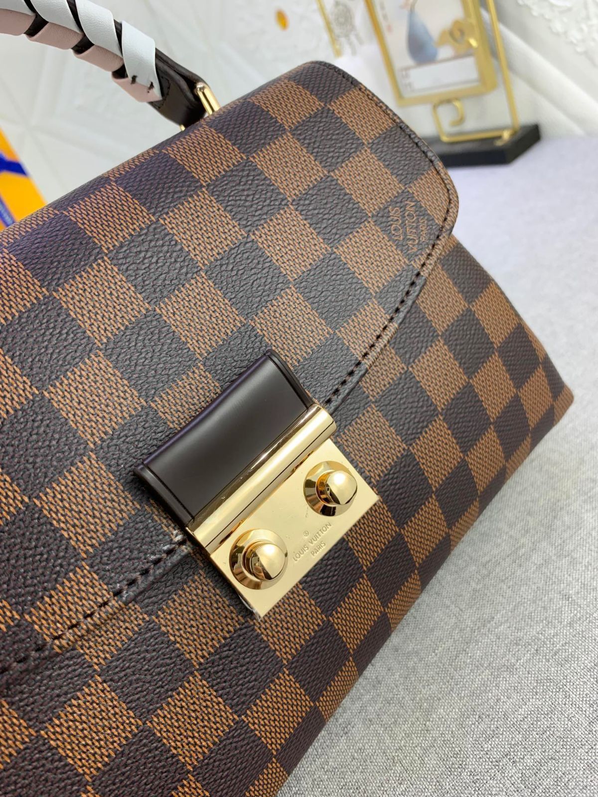 ルイ・ヴィトン クロワゼット ダミエ アズール 2wayバッグ クロワゼット ルイヴィトン LOUIS VUITTON ダミエ アズール 2WAY