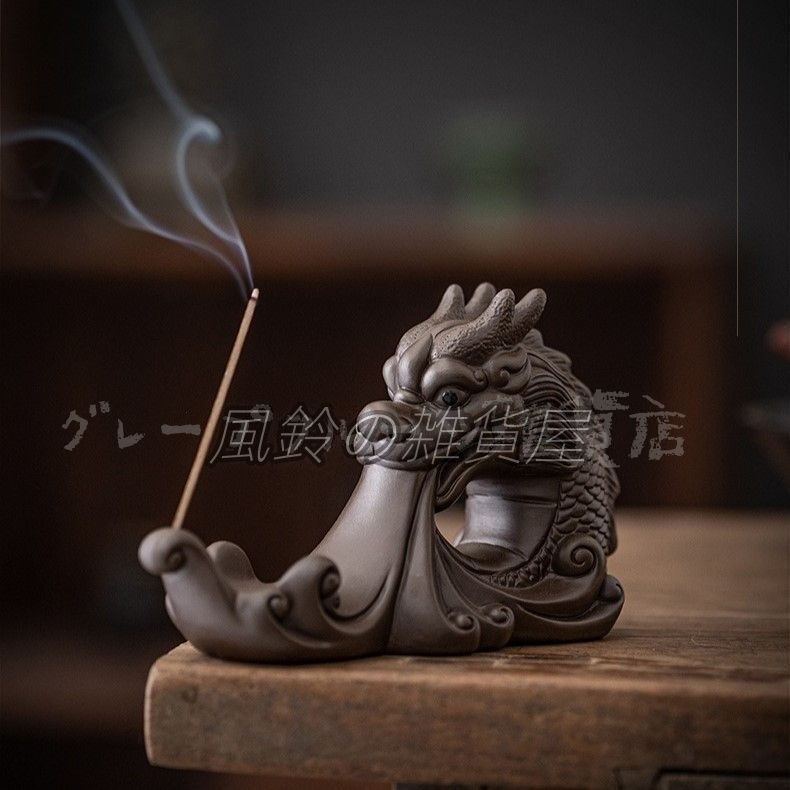 香炉　線香立　置物　器　龍 Amazon｜お香立て 線香立て 線香 お香 立て 龍亀 香炉