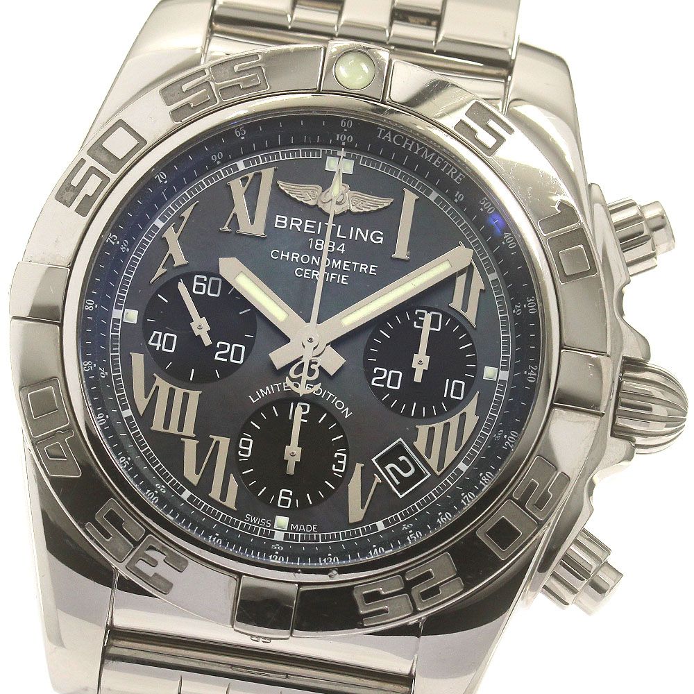 ブライトリング BREITLING AB0111 クロノマット44 日本限定500本 デイト 自動巻き メンズ保証書付き_867228