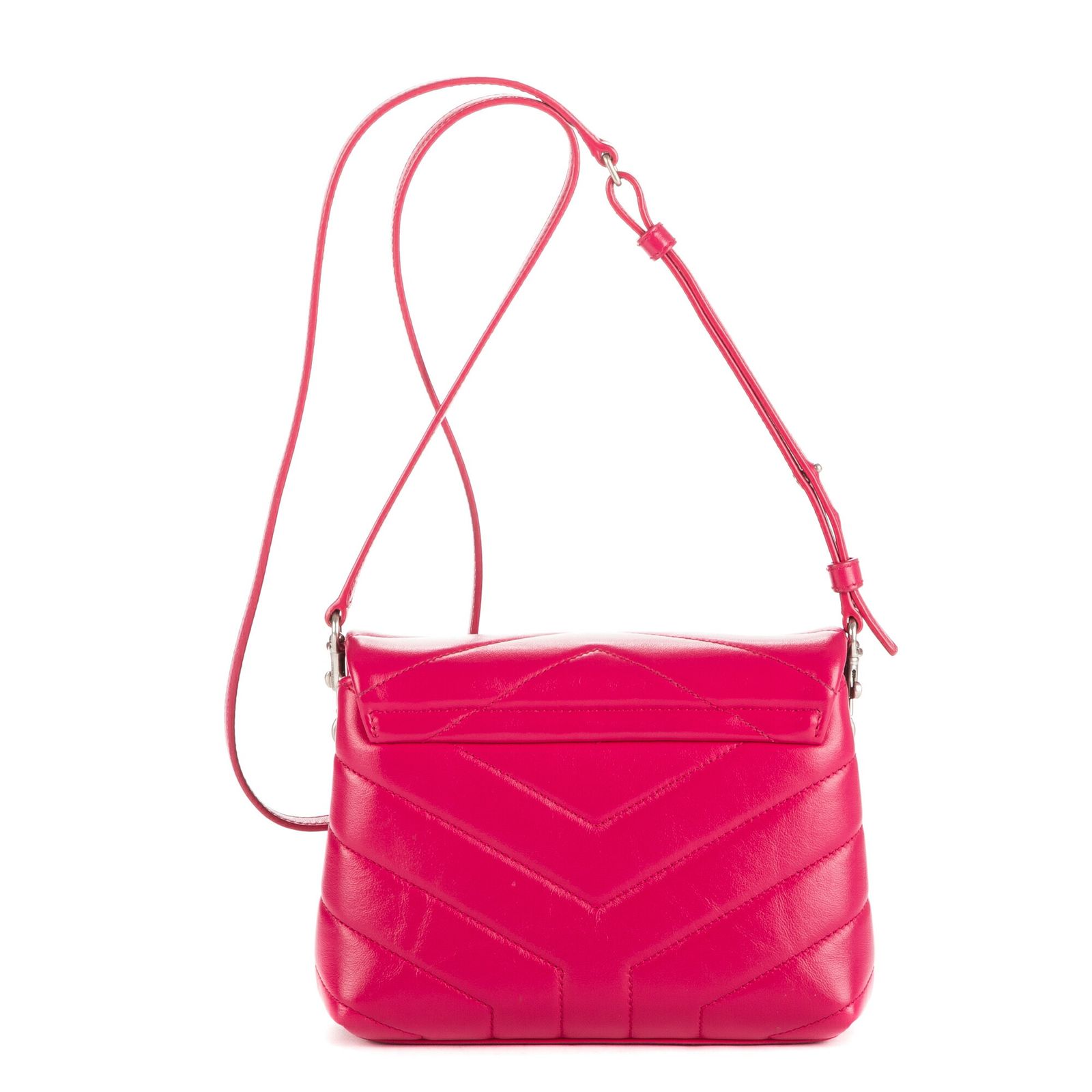 LAURENT イヴサンローランミニルルピンクシェブロン