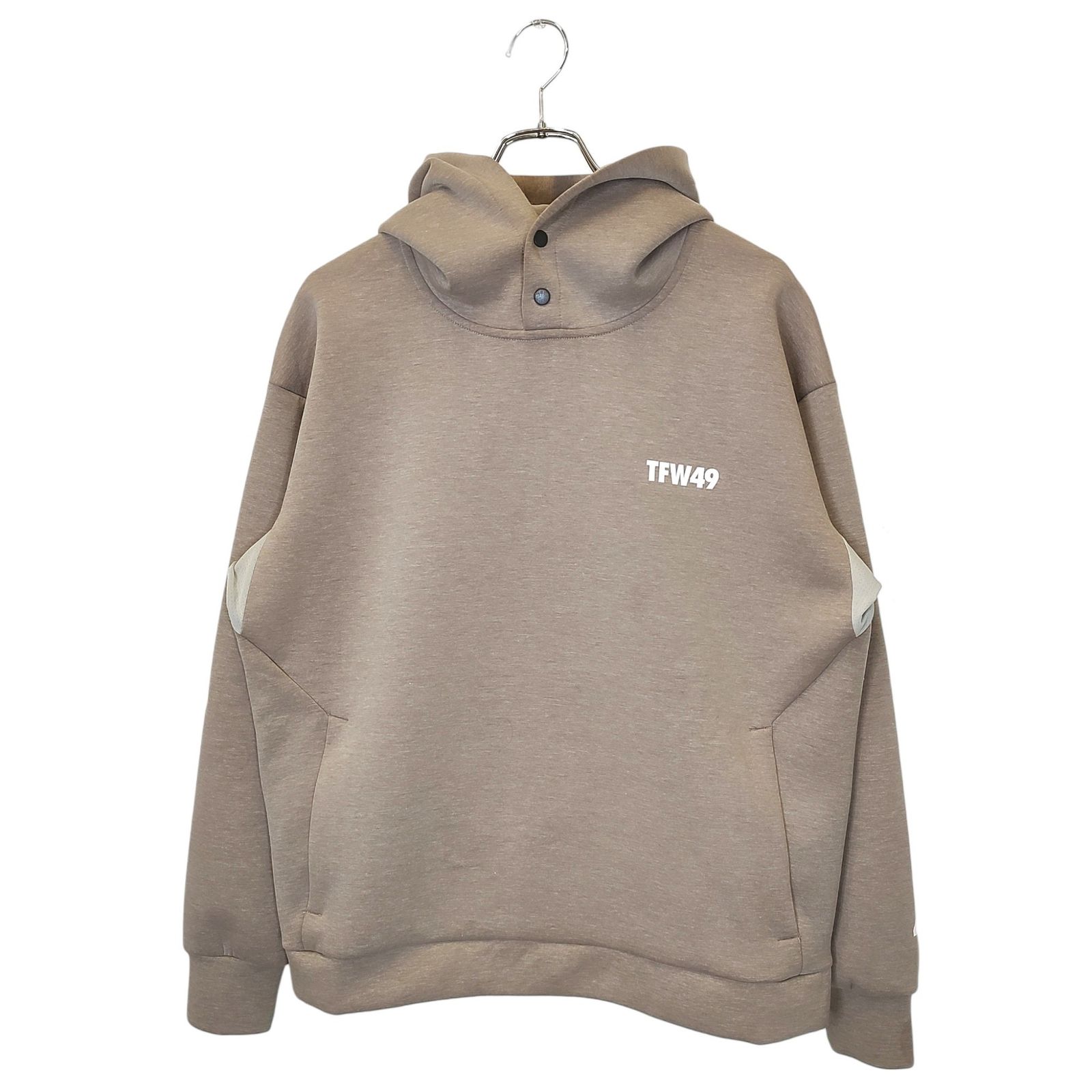 TFW49 ティーエフダブリュー ゴルフ 22AW CARDBOARD HOODIE カードボード フーディー ストレッチ パーカー T102220001 S ライトブラウン メンズ