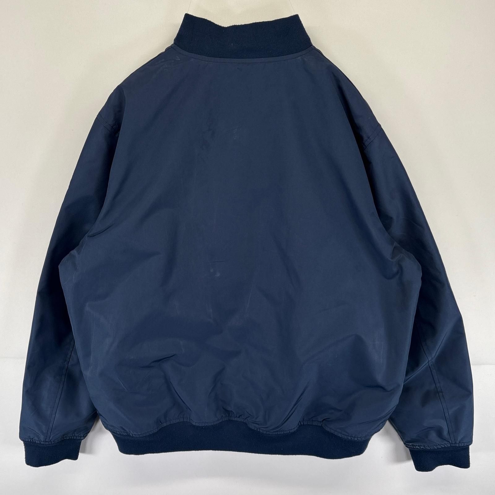 古着 80s LEVI’S ウール ブルゾン 短丈 ジャケット ネイビー タロン 古着 リーバイス Levi's ナイロンジャケット フルジップ