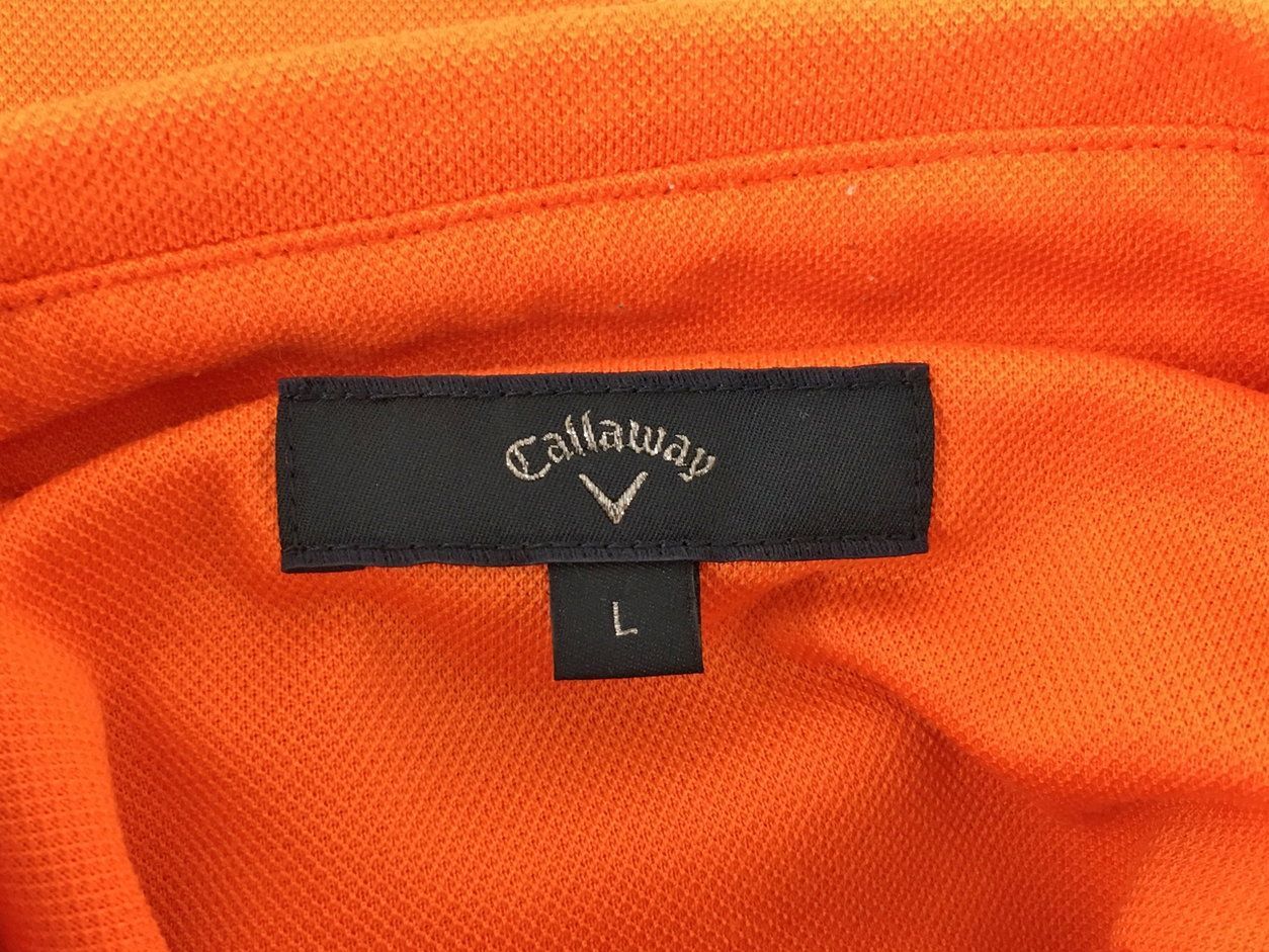 キャロウェイ Callaway Golf ポロシャツ L オレンジ 2410WT042 - メルカリ
