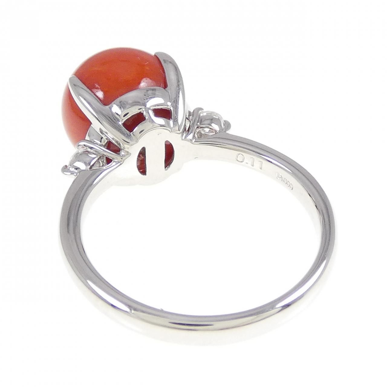 PT900 サンゴ リング 10.2mm 