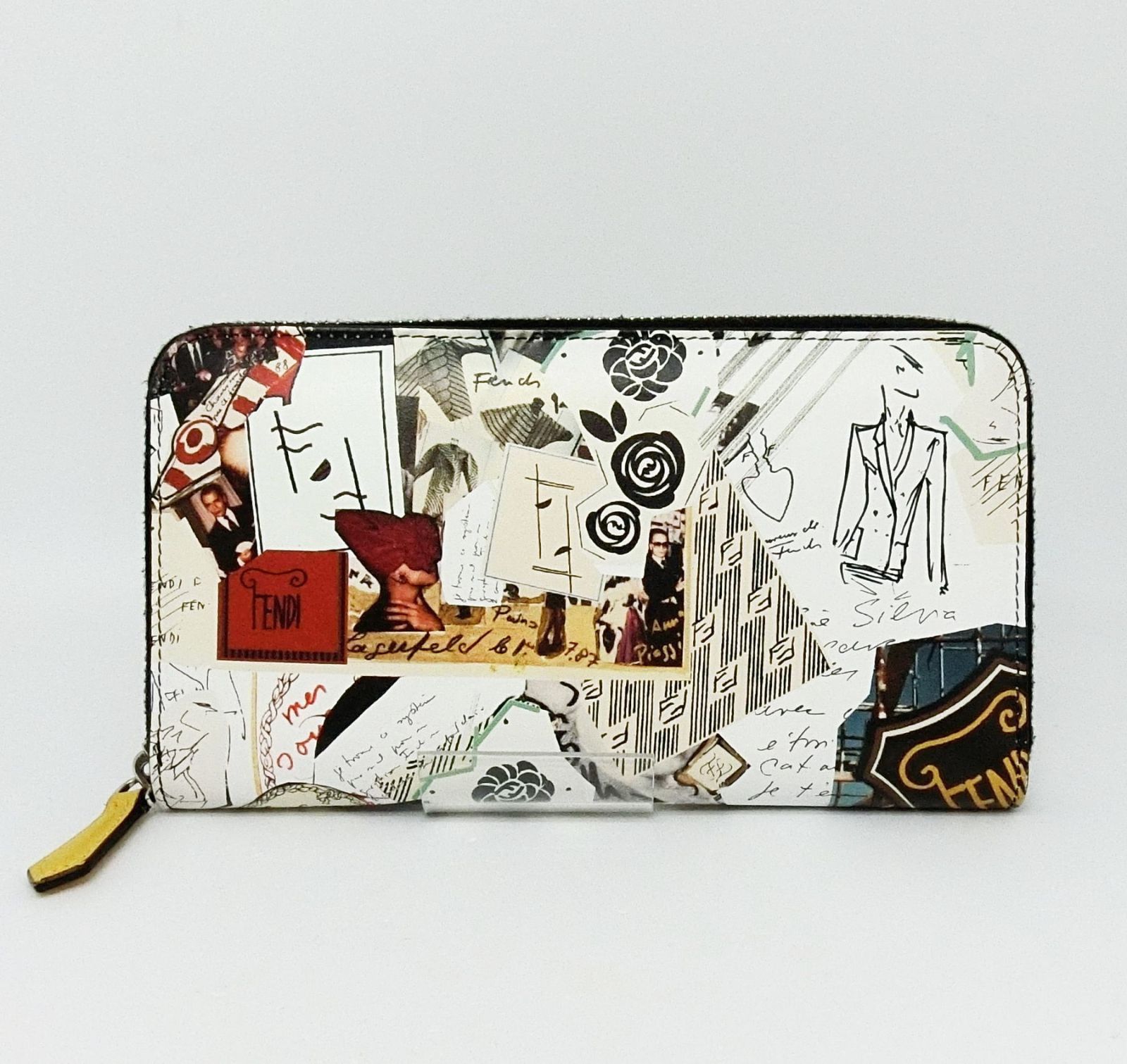 ✨極美品✨フェンディ　コラージュプリント　マルチカラー　長財布　ロングウォレット FENDI - ✨極美品✨フェンディ コラージュプリント マルチカラー
