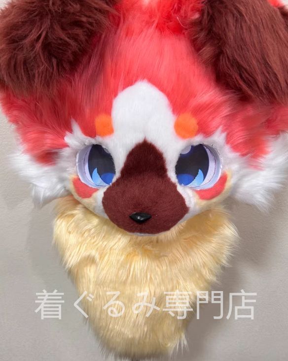 ファースーツ 着ぐるみセット犬 ケモノ ファースーツ 全頭ヘッド ぬいぐるみ コスプレ コスチューム 一点物
