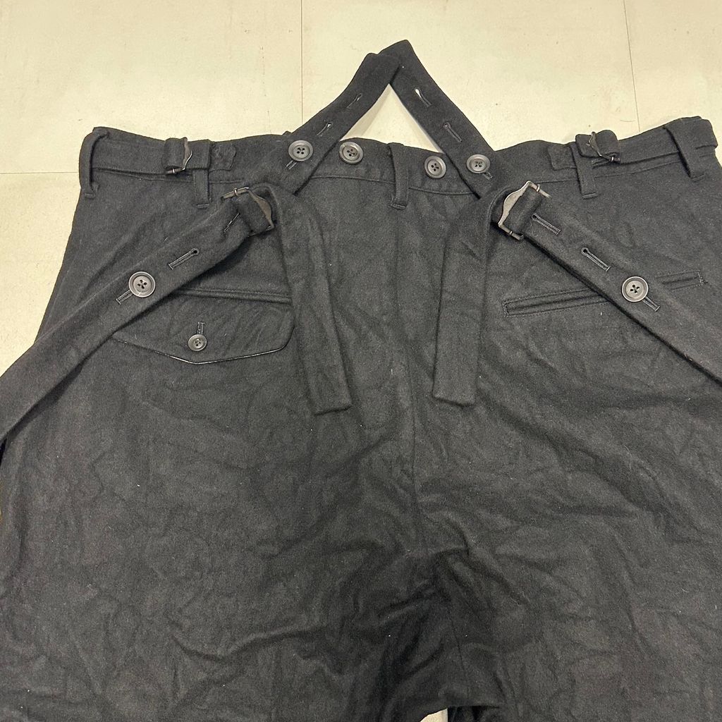 新品】Yohji yamamoto pour homme サスペンダーパンツ yohjiyamamoto