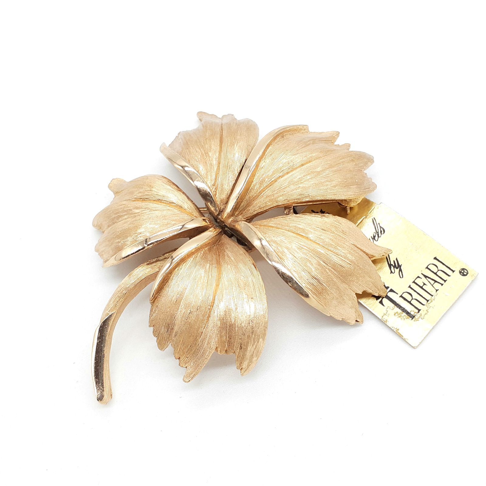 TRIFARI　トリファリ　1960年代　ヴィンテージ　ウッドペッカー　ブローチ TRIFARI トリファリ 1960年代 ヴィンテージ ウッドペッカー ブローチ