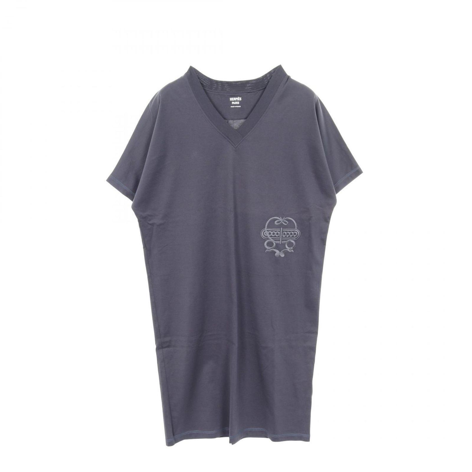 エルメス HERMES ワンピース ブルー コットン ワンピース レディース Used A