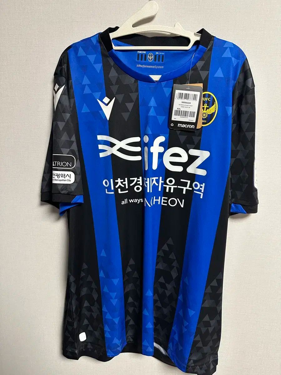 【雷市場（ポンジャン）商品韓国直送】 2022 インチョンユナイテッドFC ホーム オ・ジェソク 2XL