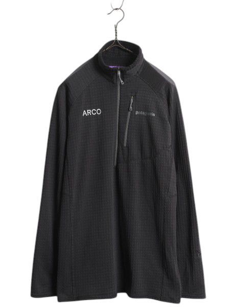 パタゴニア R1 プルオーバー レディース L / 18年製 Patagonia レギュレーター ストレッチ 裏 フリース カットソー ハーフジップ 黒 企業物 お得なクーポン配布中!】 パタゴニア R1 プルオーバー レディース L