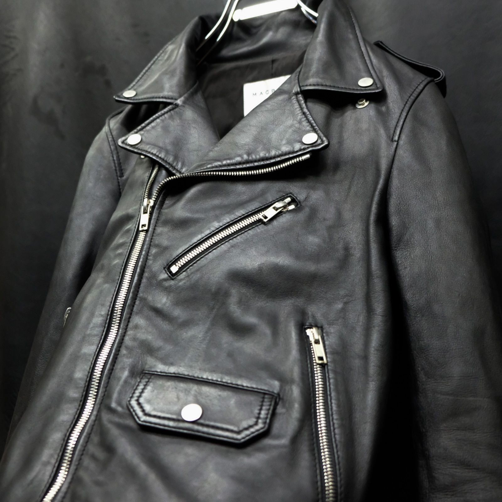 【マカフィー 】トゥモローランド/ダブルライダース/羊革/黒 マカフィー 】トゥモローランド/ダブルライダース/羊革/黒 2025