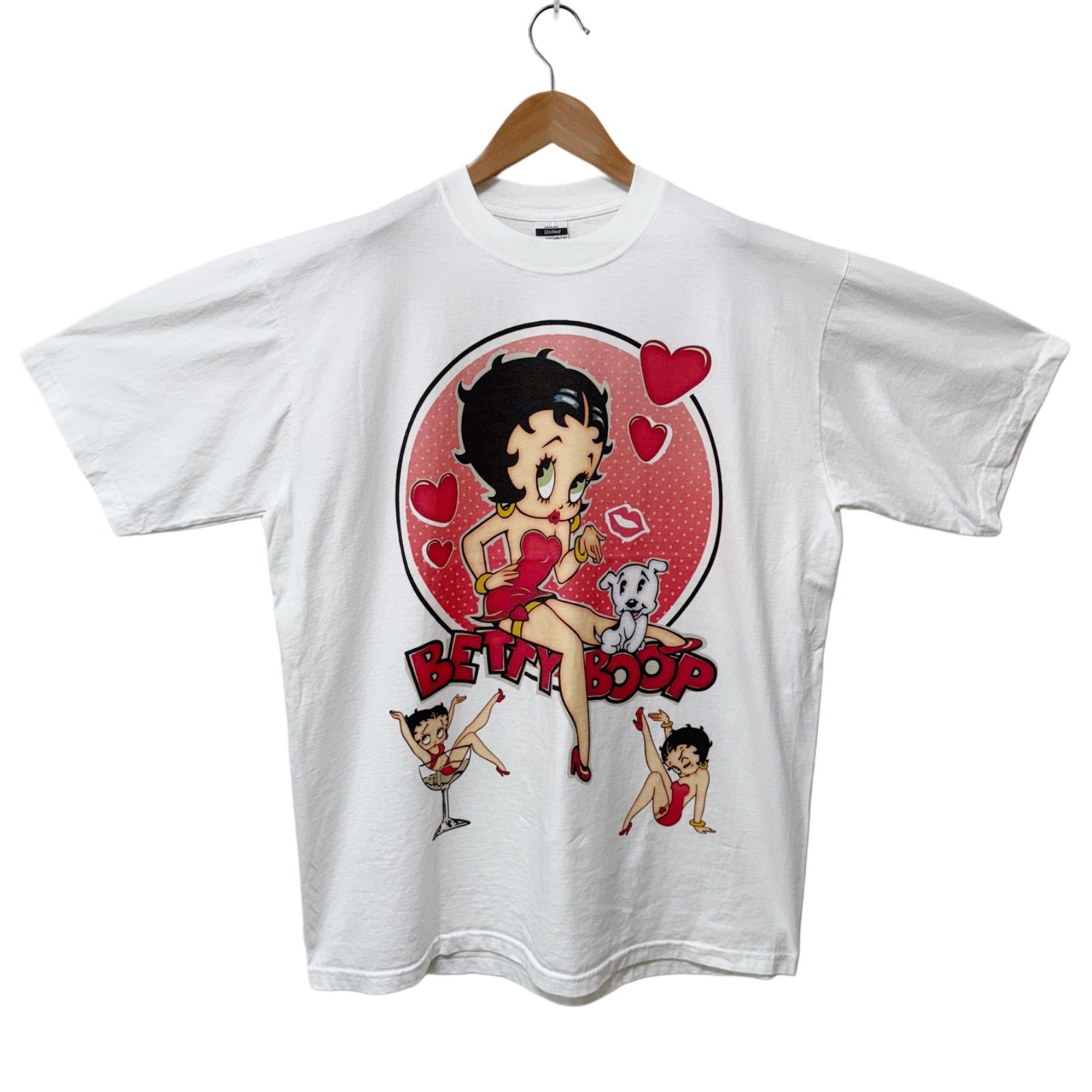ベティちゃん Tシャツ XLサイズ ホワイト ベティブープ 両面