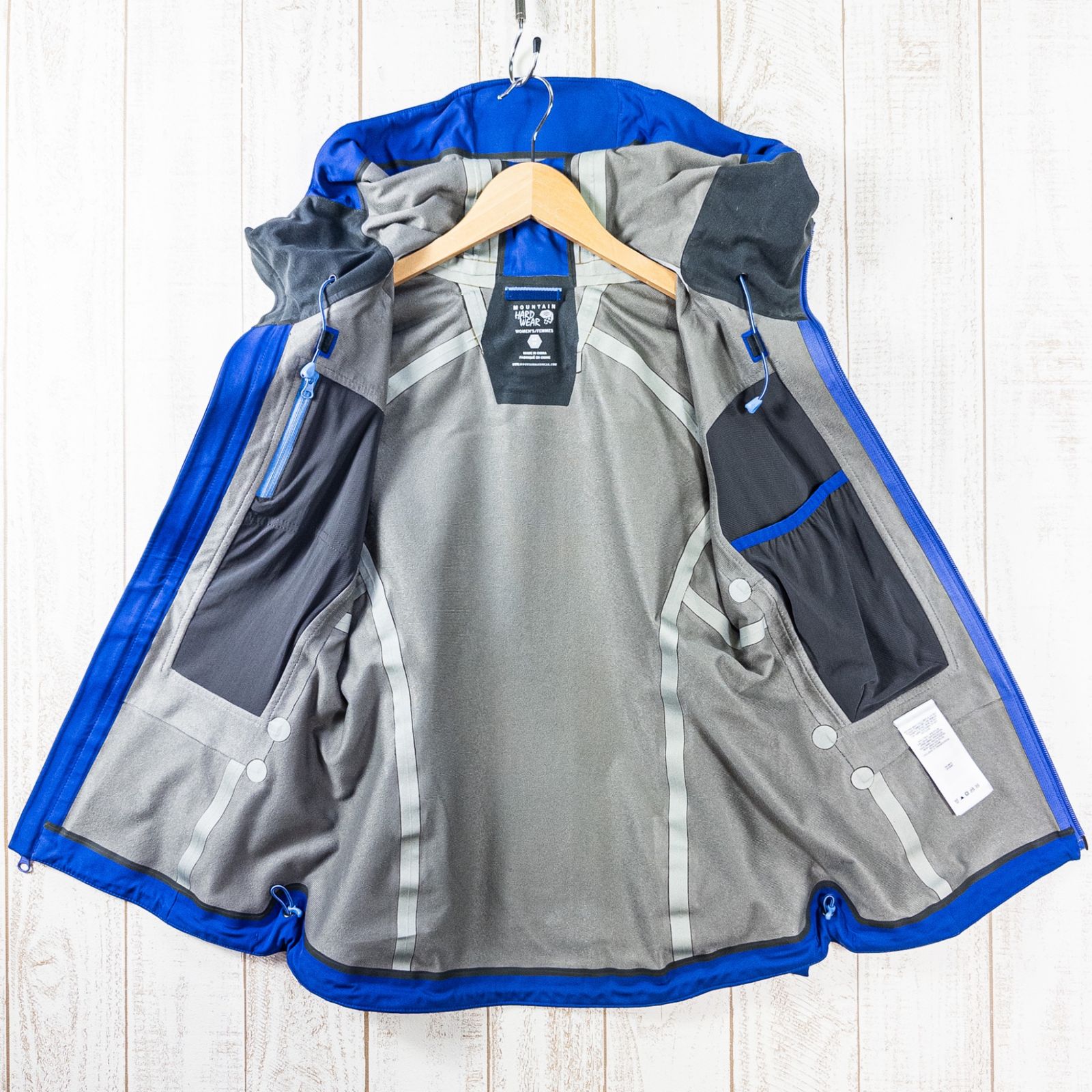 MOUNTAIN HARDWEAR - 【未使用品】マウンテンハードウェア アルケミーフーデッドジャケット Women's XS ブルー系】 Mountain Hardwear ( マウンテンハード
