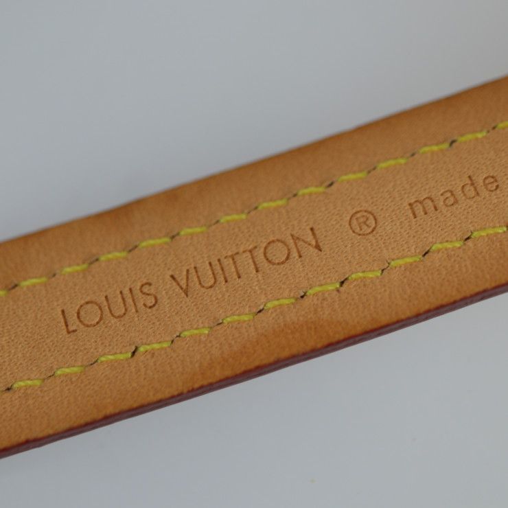 LOUIS VUITTON ルイ ヴィトン ドッグ リーシュ その他雑貨 M80338 モノグラムキャンバス レザー  ブラウン ゴールド金具 中型犬用 リード ペット用品 ビトン 【本物保証】