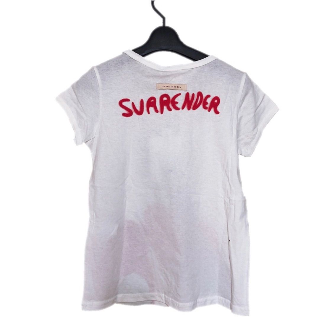 販売入荷確実正規品 マークジェイコブス Ｔシャツ ホワイト Tシャツ(半袖/袖なし)