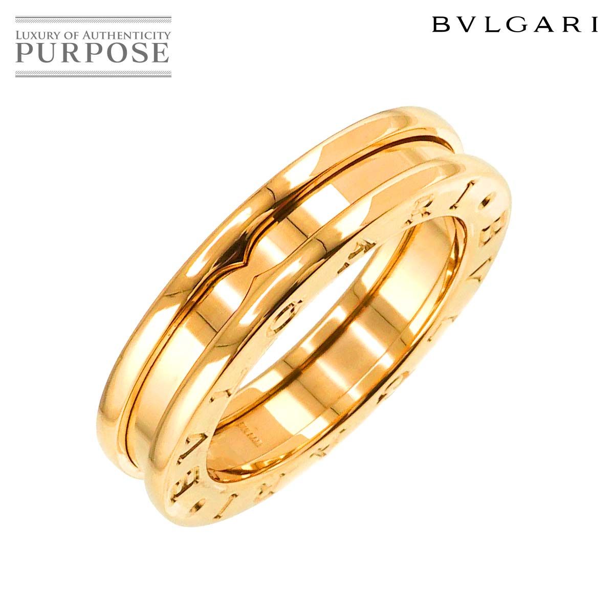 ブルガリ BVLGARI ビーゼロワン 1バンド #51 リング K18 YG イエローゴールド 750 指輪 B-ZERO1 Ring  90249518 - メルカリ