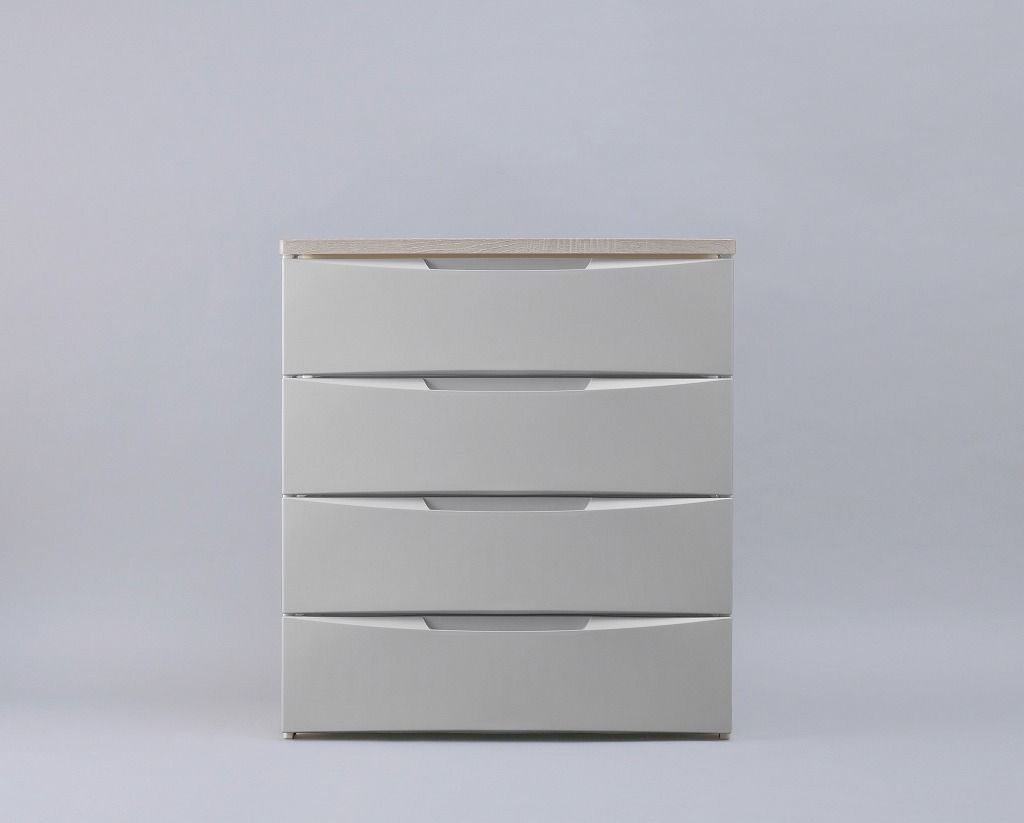 アイリスオーヤマ デザイン チェスト 幅73×奥行42×高さ81 グレー DW-724 IRIS OHYAMA MARWIL-DEMENAGEMENTS_CH