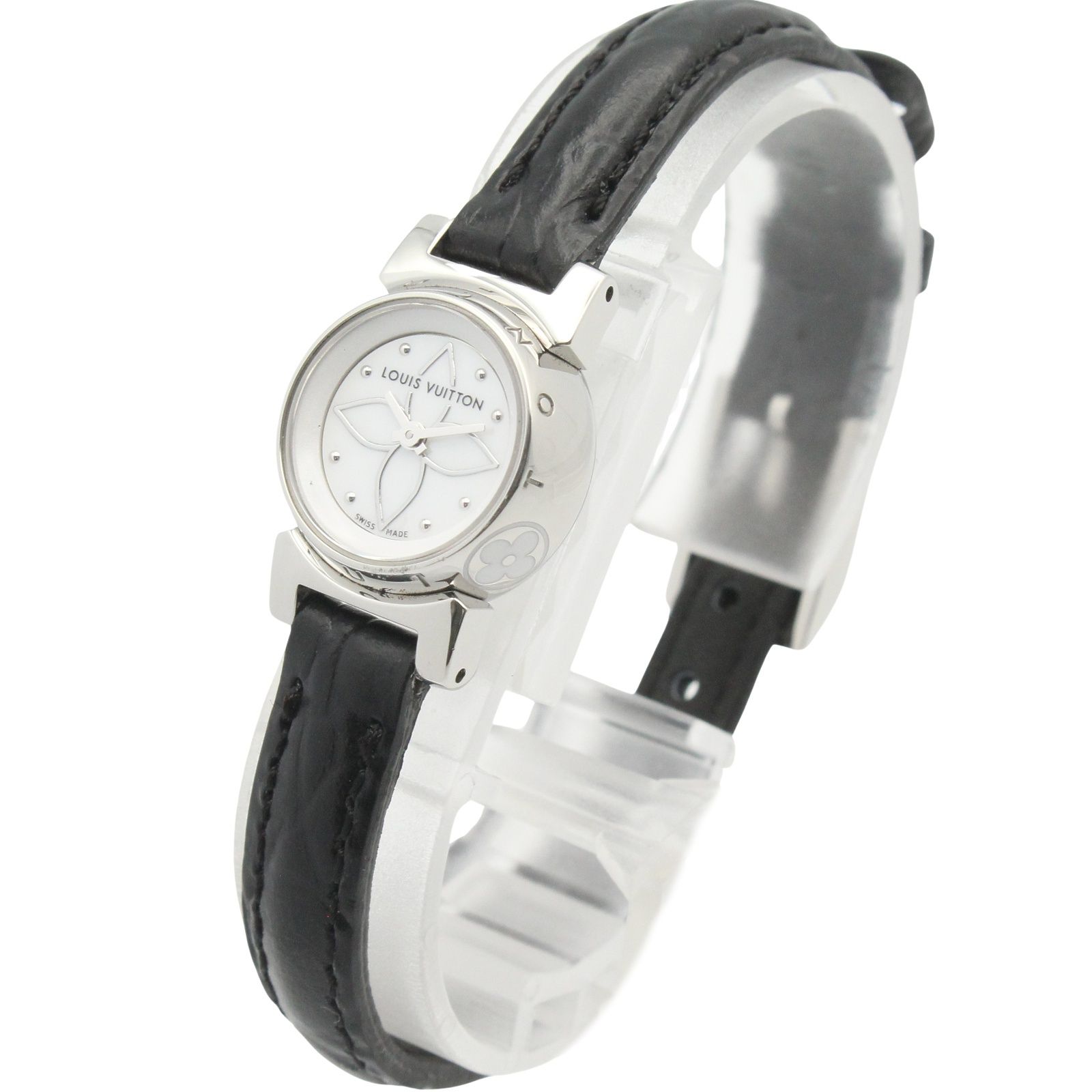 ルイ・ヴィトン LOUIS VUITTON 腕時計 タンブール ビジュ Q151C1