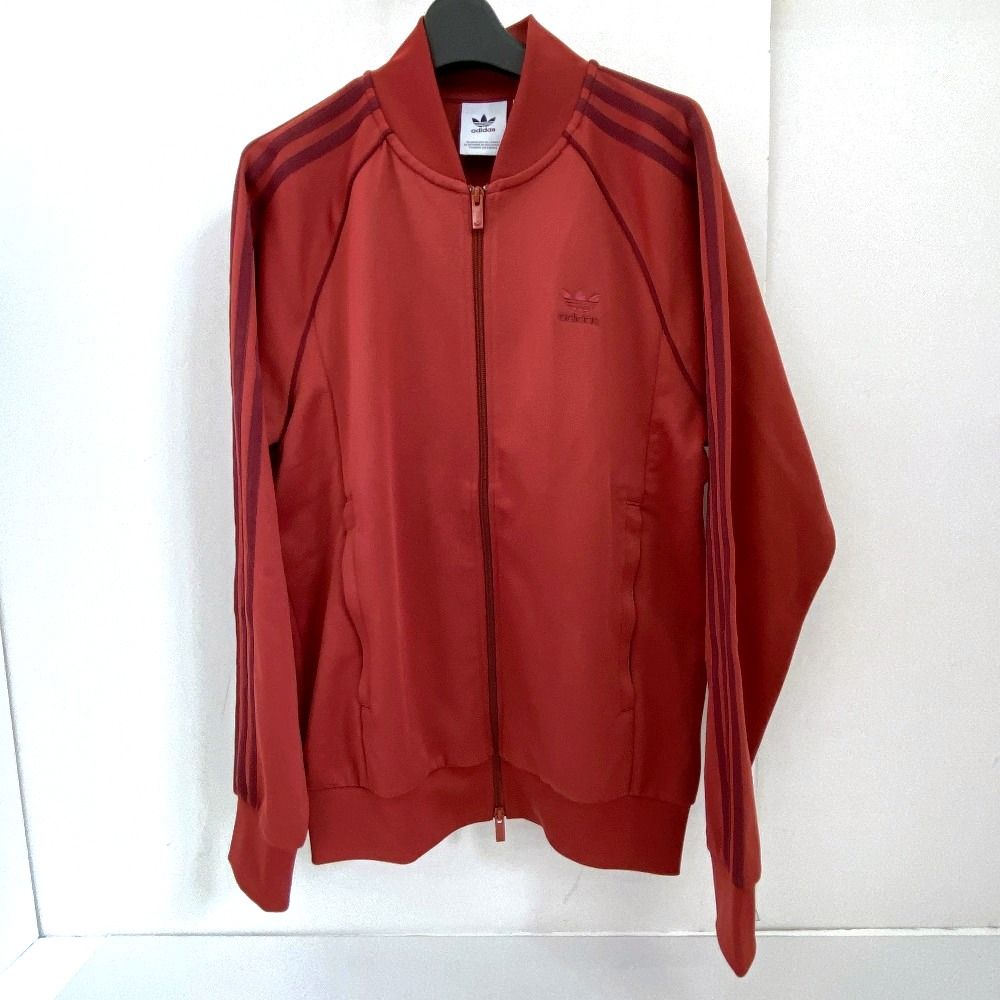 03w21311 adidas アディダス トラックジャケット トラックトップ 赤 レッド サイズXL メンズ ストリート アウター