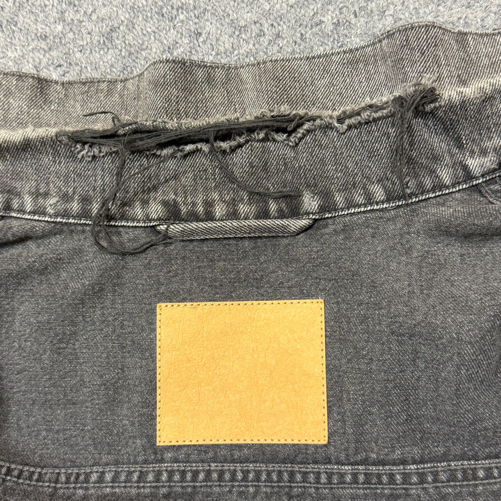 国内正規 BALENCIAGA 17AW バックロゴデニムジャケット Gジャン