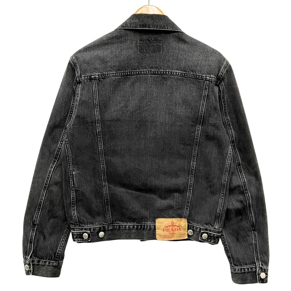 PRADAデニムジャケット PRADA プラダ 品番 ACU1 2022 2657 加工 ブラック Gジャン デニム