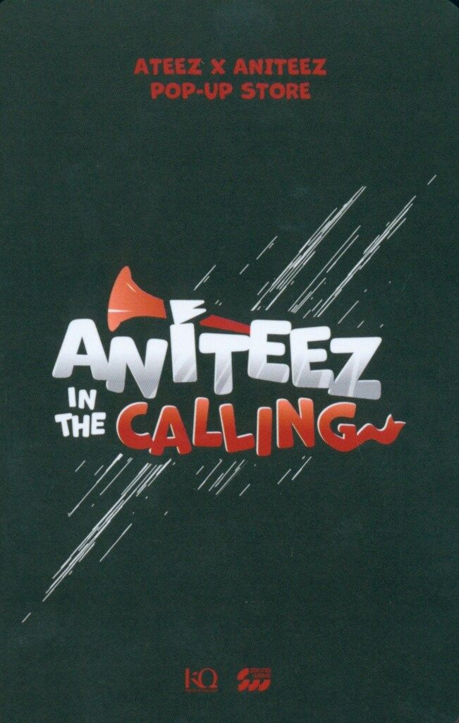 ATEEZ SoundWave POPUP JONGHO ANITEEZ IN THE CALLING 5万ウォン