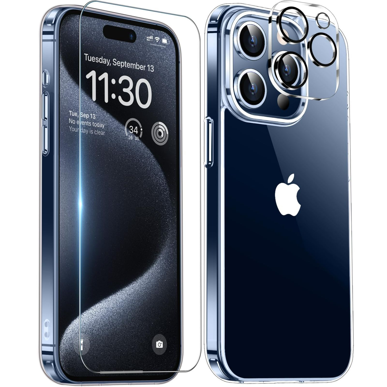 【人気商品】ワイヤレス充電対応 pro 15 あいほん15Pro いphone 黄変防止 SGS認証 耐久性 ストラップホール付き PC背面 米軍MIL規格 アイフォン15Pro スマホケース カメラレンズ保護付き 耐衝撃 アイ