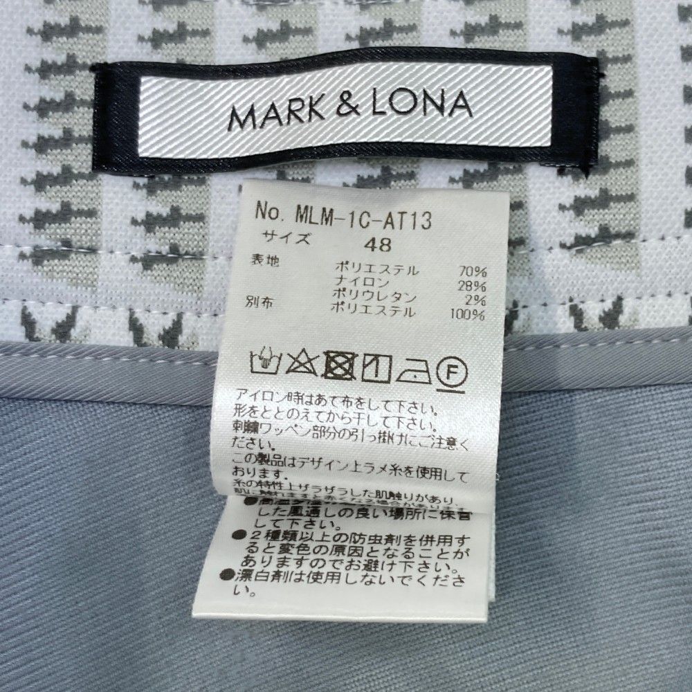 サイズ：48 MARK&LONA マークアンドロナ ; ストレッチパンツ 総