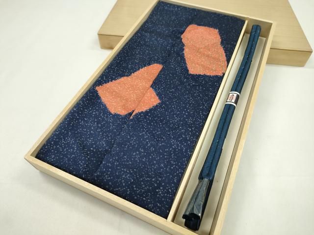 平和屋着物 和装小物 帯締め 帯揚げセット 絞り 破れ色紙吉祥花文 たたき染 金糸 CAAZ6058ju