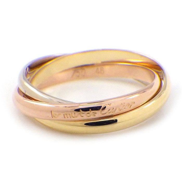 カルティエ Cartier リング トリニティ XS スリー K18PG K18WG K18YG 8号 | 48