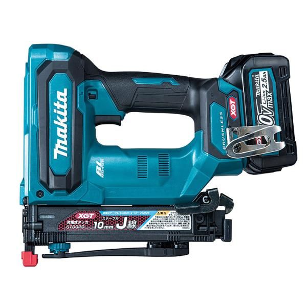 マキタ(makita) ST002GRDX 充電式タッカー【ステープル10mm】【本体+ケース+バッテリー/充電器】40V J線