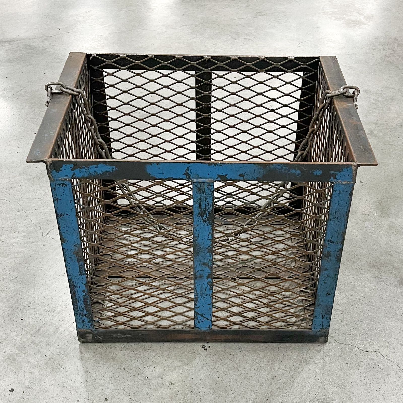 ビンテージ アイアン メッシュ バスケット Vintage Industrial Mesh