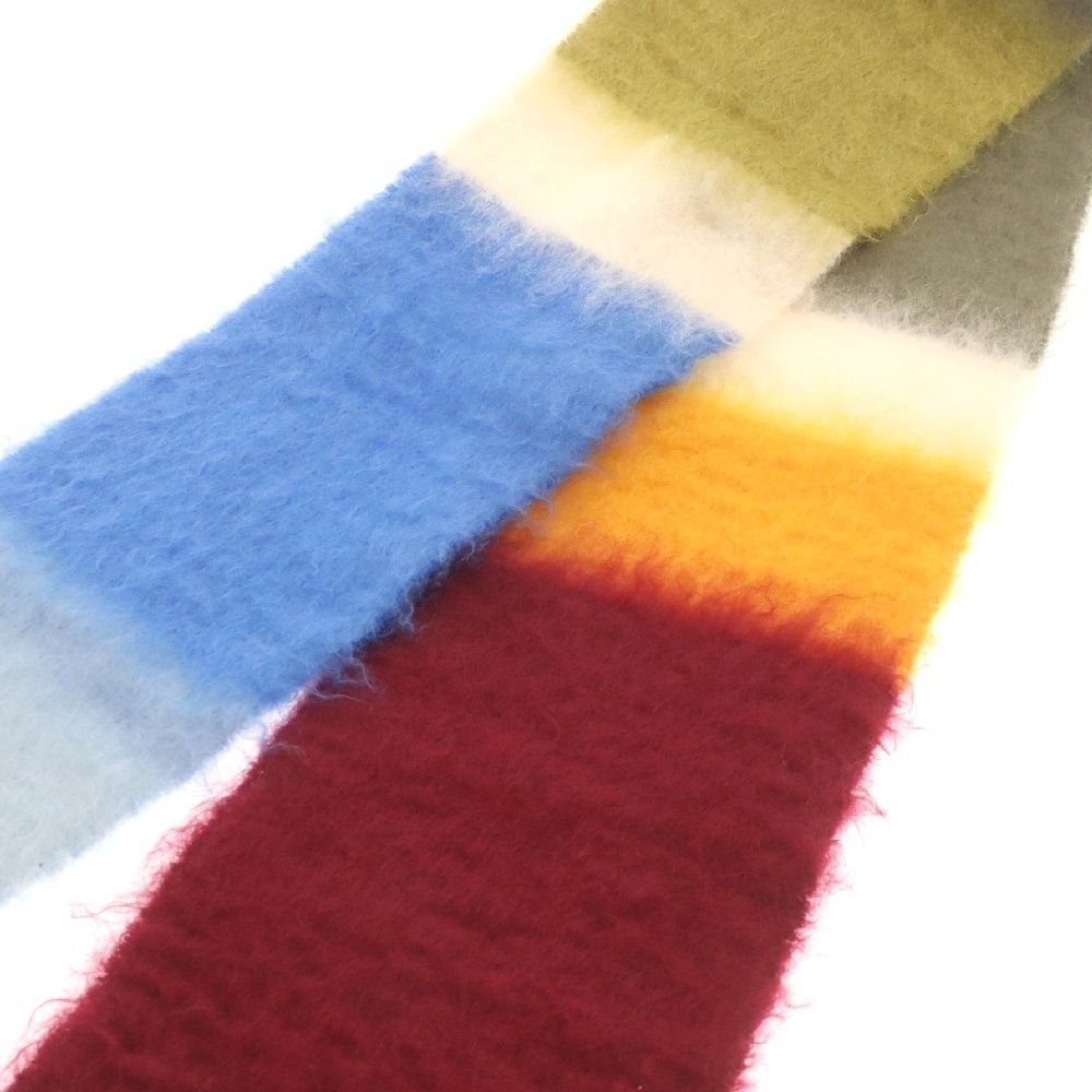 LOEWE (ロエベ) マルチストライプモヘアマフラー A-28003861 マルチ