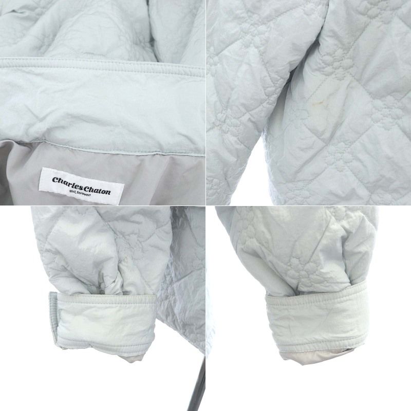 シャルルシャトン Charles Chaton 23AW flower quilting jacket