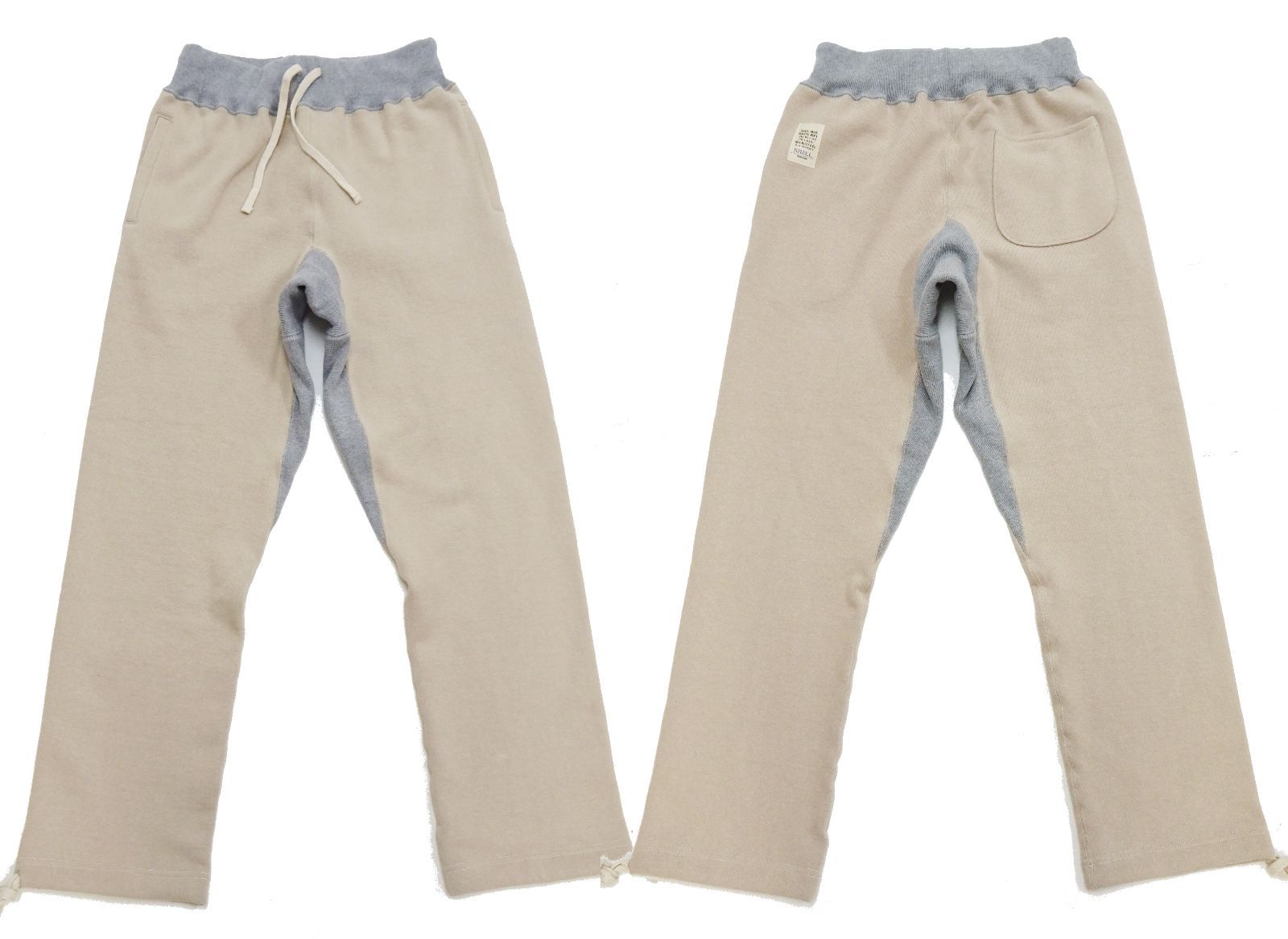 トイズマッコイ スウェットパンツ TMC 2568 メンズ ヘビーウェイト裏起毛スウェットイージーパンツ ドローコード付き ウエスト-裾 040 サンド TOYS McCOY