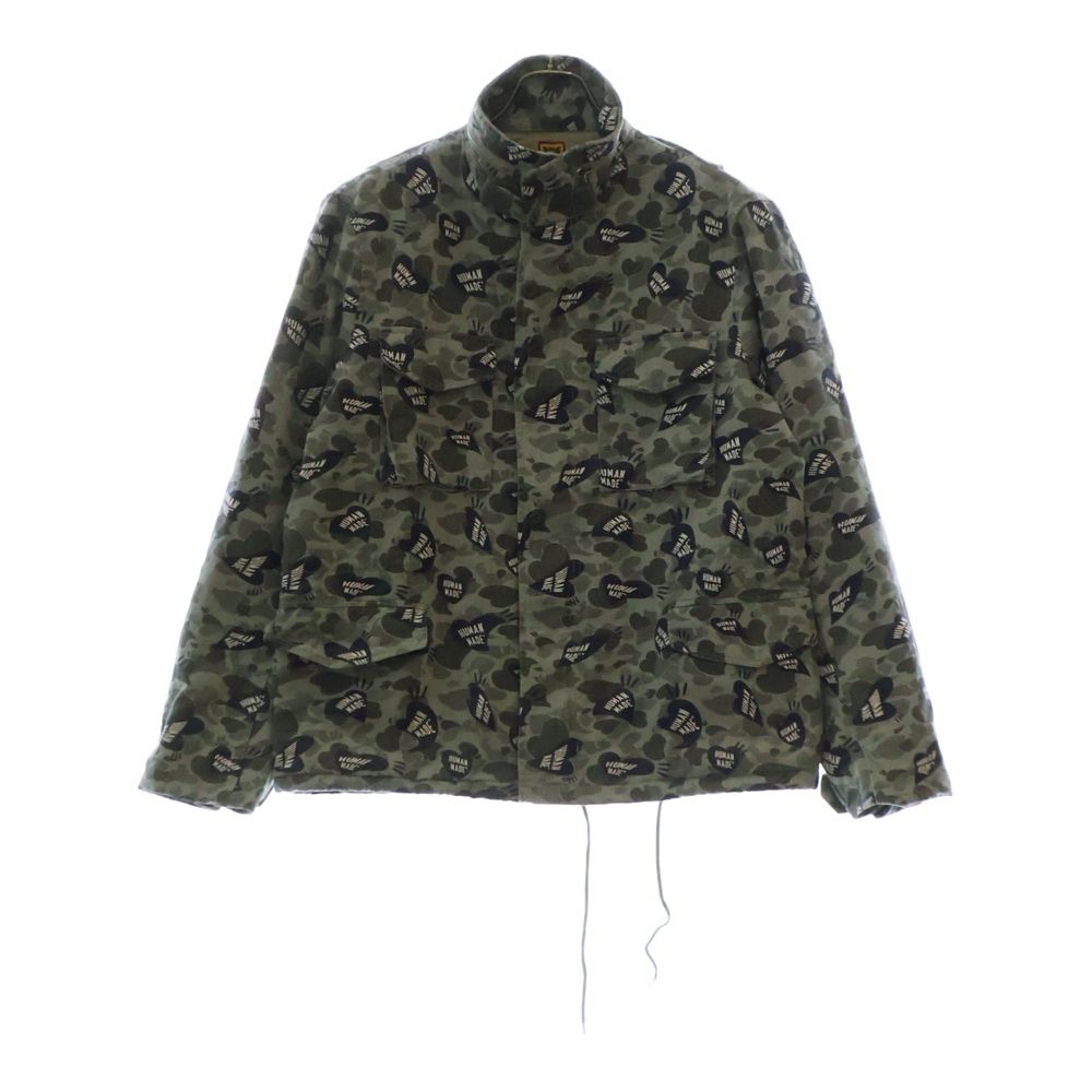 ＨＵＭＡＮＭＡＤＥ 迷彩 ハット 緑色 Ｍサイズ カモ ヒューマンメイド 13110627-c.jpg