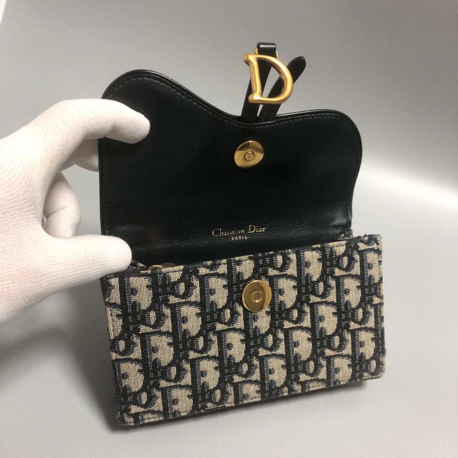 Dior ディオール サドル トロッター D金具　コスメポーチ Dior ディオール サドル トロッター D金具 コスメポーチ