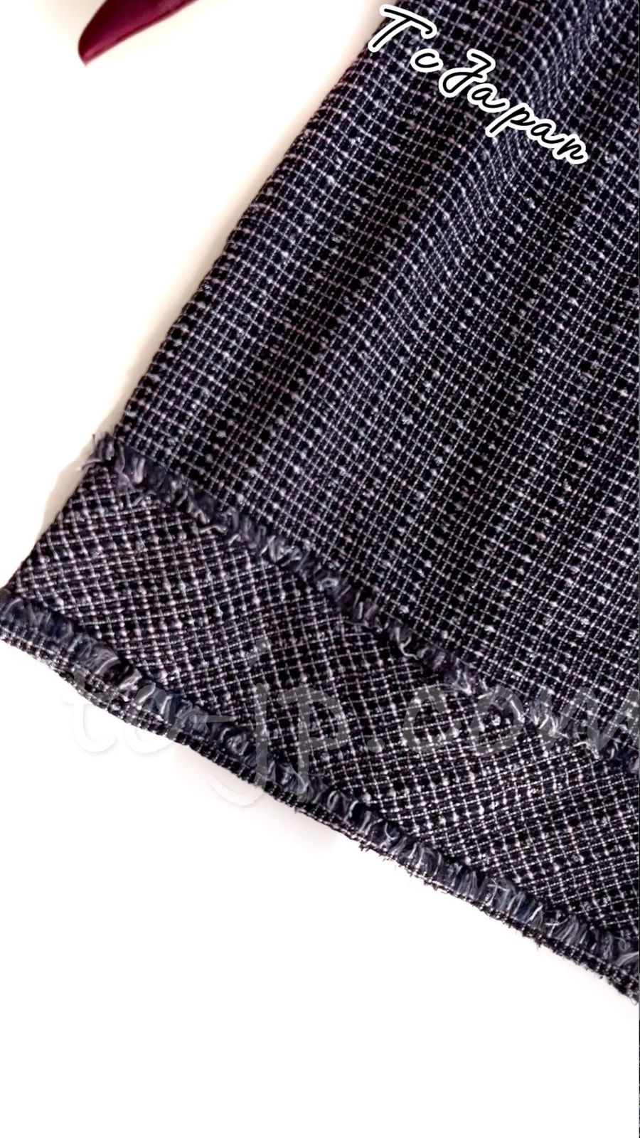 シャネル ワンピース CHANEL ブラック ネイビー パープル リボン  