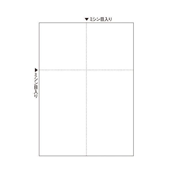 まとめ）TANOSEE マルチプリンタ帳票（スーパーエコノミー） A4 白紙