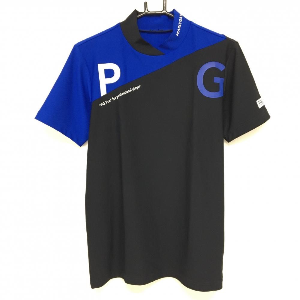 サイズ：7 PEARLY GATES パーリーゲイツ 2023年モデル ハイネック 長袖Tシャツ  ブラック系 [240101434119] ゴルフウェア メンズ ストスト PEARLY GATES パーリーゲイツ 2023年モデル 長袖ポロシャツ