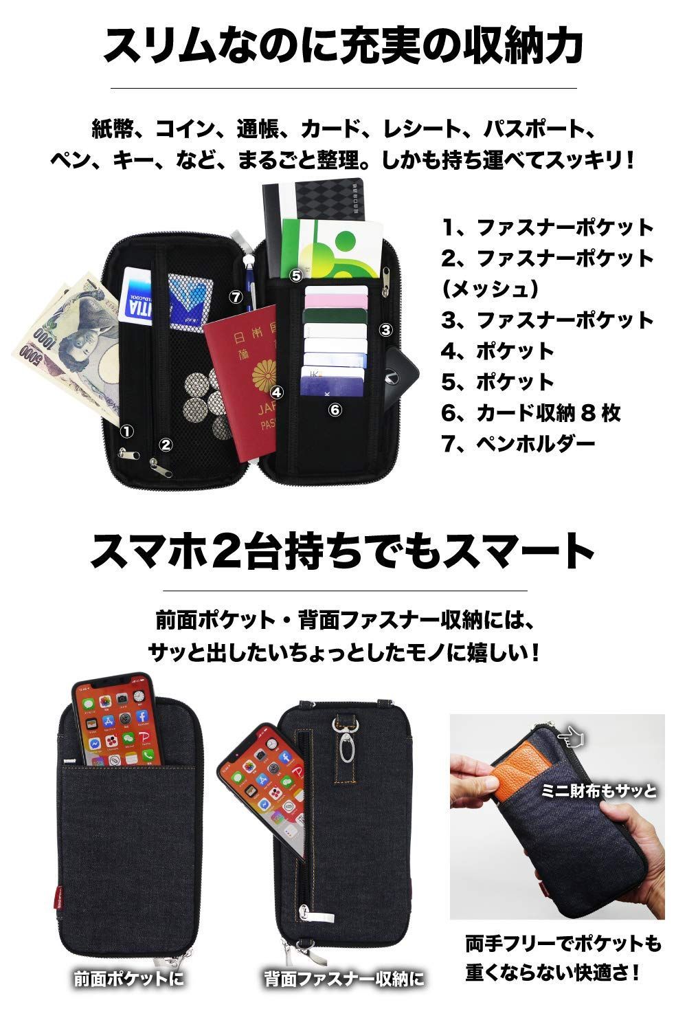 岡山デニム ショルダーバッグ