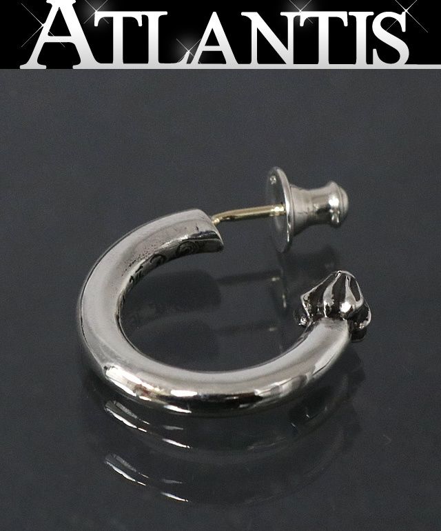 インボイス付き】CHROME HEARTS プレーンフープピアス 【公式通販】