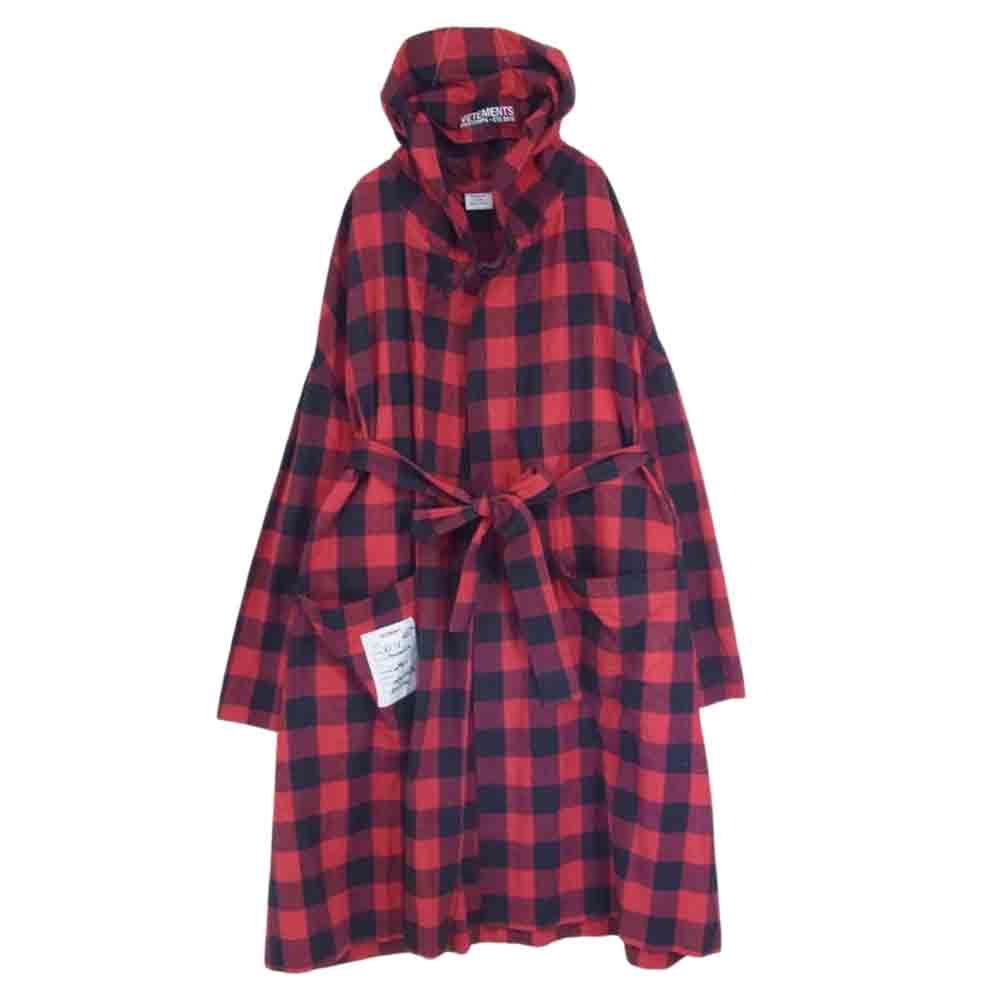 VETEMENTS ヴェトモン 18SS MSS18JA61 ライト フランネル チェック