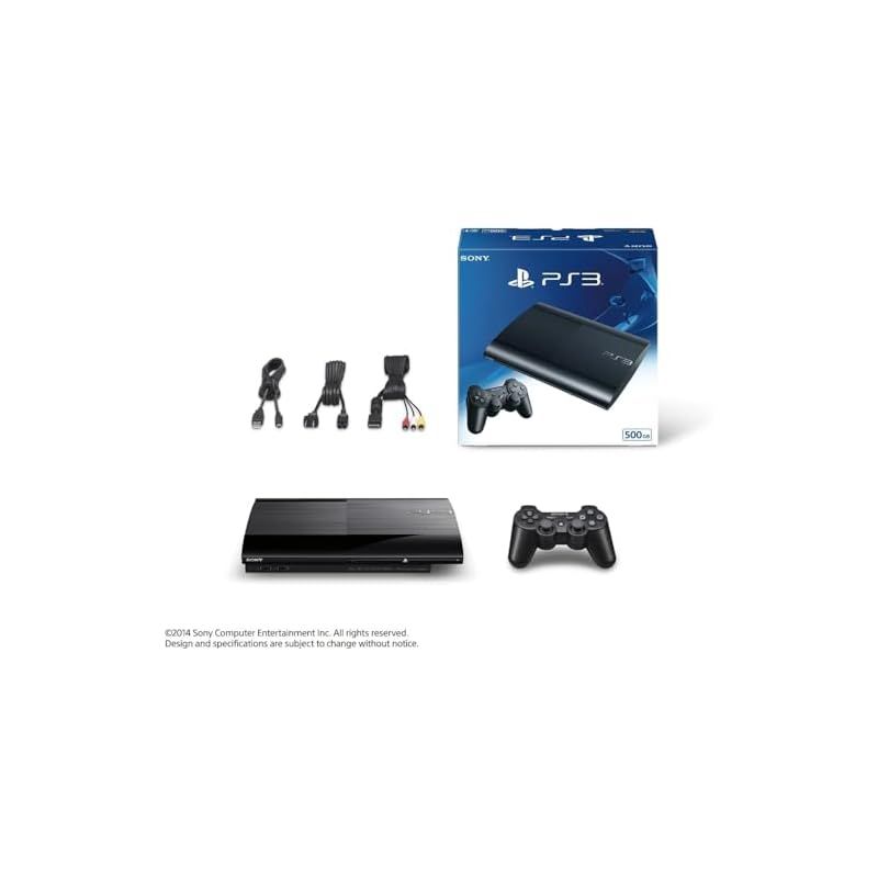 PlayStation 3 チャコール ブラック 500 GB 0