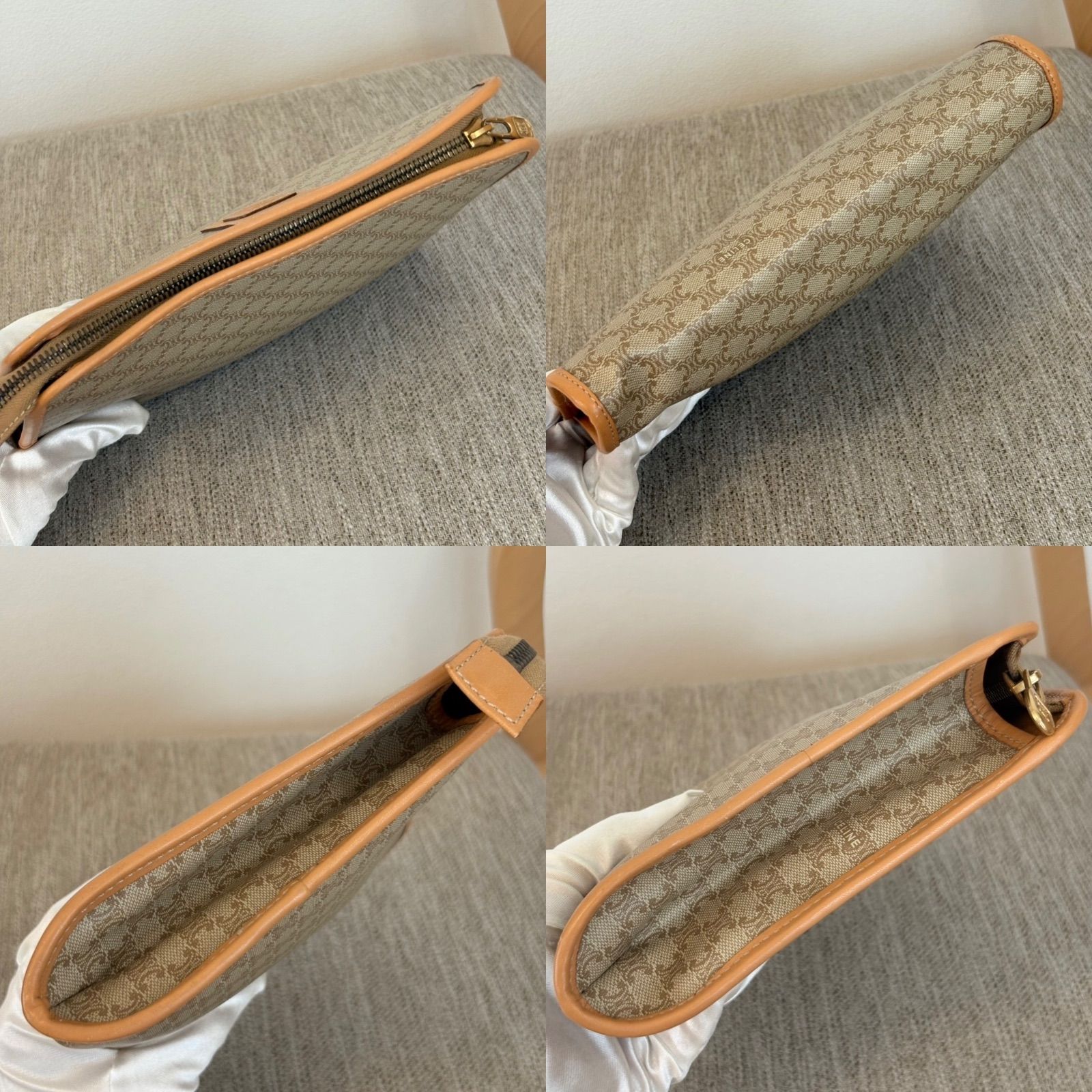 美品】セリーヌ クラッチバッグ コスメケース小物入れ セカンド